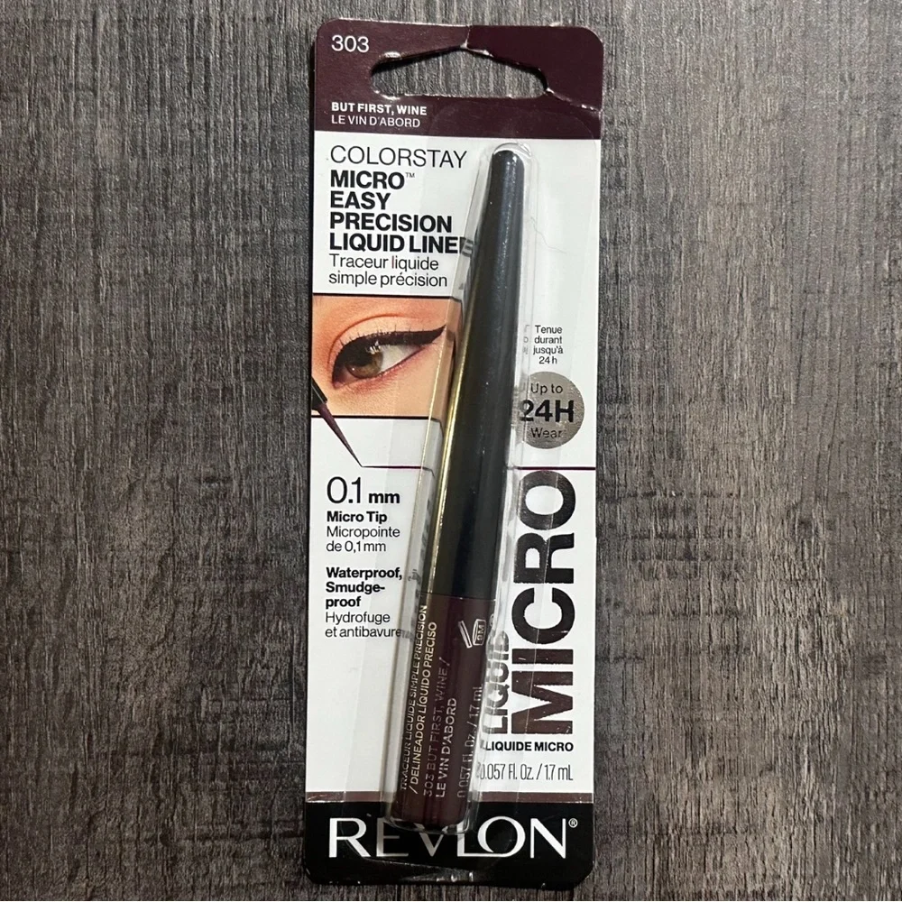 💞 New Revlon ColorStay Micro Easy Precision Liquid Liner in Shade But First Wine